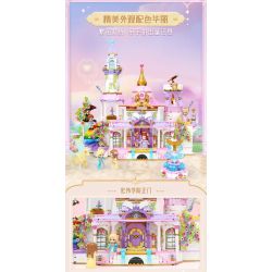 QMAN ENLIGHTEN KEEPPLEY 32021 non  CÔNG CHÚA LEIA 4 BLOOMING WONDERLAND HỌC VIỆN HOÀNG GIA bộ đồ chơi xếp lắp ráp ghép mô hình Girl PRINCESS LEAH Con Gái 1138 khối