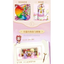 QMAN ENLIGHTEN KEEPPLEY 32021 non  CÔNG CHÚA LEIA 4 BLOOMING WONDERLAND HỌC VIỆN HOÀNG GIA bộ đồ chơi xếp lắp ráp ghép mô hình Girl PRINCESS LEAH Con Gái 1138 khối