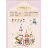 QMAN ENLIGHTEN KEEPPLEY 32021 non  CÔNG CHÚA LEIA 4 BLOOMING WONDERLAND HỌC VIỆN HOÀNG GIA bộ đồ chơi xếp lắp ráp ghép mô hình Girl PRINCESS LEAH Con Gái 1138 khối