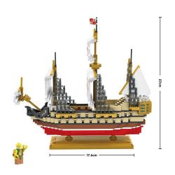 LOZ 9048 Xếp hình kiểu Nanoblock ARCHITECTURE Santa Maria Santa Maria 2660 khối