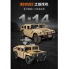 CADA DOUBLEE C51202 51202 non  XE ĐỊA HÌNH HUMMER H1 1:14 tỷ lệ 1:14 bộ đồ chơi xếp lắp ráp ghép mô hình  HUMVEE Kỹ Thuật Công Nghệ Cao Mô Hình Phương Tiện 628 khối