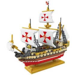 LOZ 9048 Xếp hình kiểu Nanoblock ARCHITECTURE Santa Maria Santa Maria 2660 khối