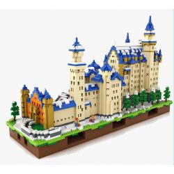 LOZ 9049 Xếp hình kiểu Nanoblock ARCHITECTURE Neuschwanstein Neuschwanstein 6800 khối