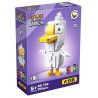 RENZAIMA 768 non  NGỖNG TRẮNG LỚN bộ đồ chơi xếp lắp ráp ghép mô hình GOOSE DUCK 195 khối