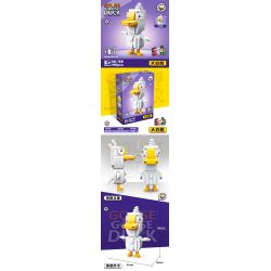 RENZAIMA 768 non  NGỖNG TRẮNG LỚN bộ đồ chơi xếp lắp ráp ghép mô hình GOOSE DUCK 195 khối