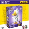 RENZAIMA 768 non  NGỖNG TRẮNG LỚN bộ đồ chơi xếp lắp ráp ghép mô hình GOOSE DUCK 195 khối