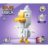 RENZAIMA 768 non  NGỖNG TRẮNG LỚN bộ đồ chơi xếp lắp ráp ghép mô hình GOOSE DUCK 195 khối