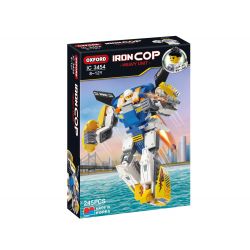 OXFORD IC3454 3454 non  CẢNH SÁT THÉP bộ đồ chơi xếp lắp ráp ghép mô hình IRON COP 245 khối