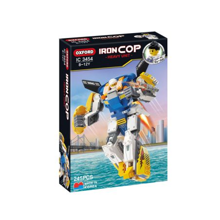 OXFORD IC3454 3454 non  CẢNH SÁT THÉP bộ đồ chơi xếp lắp ráp ghép mô hình IRON COP 245 khối