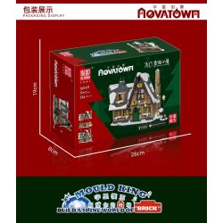 MouldKing 16049 Mould King 16049 non  NGÔI NHÀ GIÁNG SINH bộ đồ chơi xếp lắp ráp ghép mô hình Creator CHRISTMAS COTTAGE Sáng Tạo 766 khối