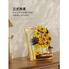 WEKKI 506302 non  BẢO TÀNG NGHỆ THUẬT HOA HƯỚNG DƯƠNG bộ đồ chơi xếp lắp ráp ghép mô hình Art THE SUNFLOWER 1166 khối