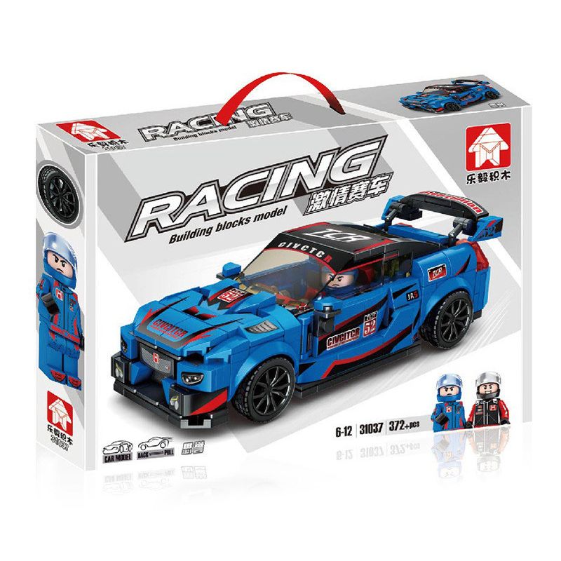 LEYI 31037 non  HONDA CIVIC. bộ đồ chơi xếp lắp ráp ghép mô hình Racers Đua Tốc Độ 372 khối