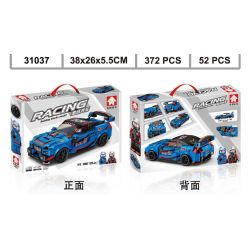 LEYI 31037 non  HONDA CIVIC. bộ đồ chơi xếp lắp ráp ghép mô hình Racers Đua Tốc Độ 372 khối