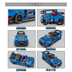 LEYI 31037 non  HONDA CIVIC. bộ đồ chơi xếp lắp ráp ghép mô hình Racers Đua Tốc Độ 372 khối