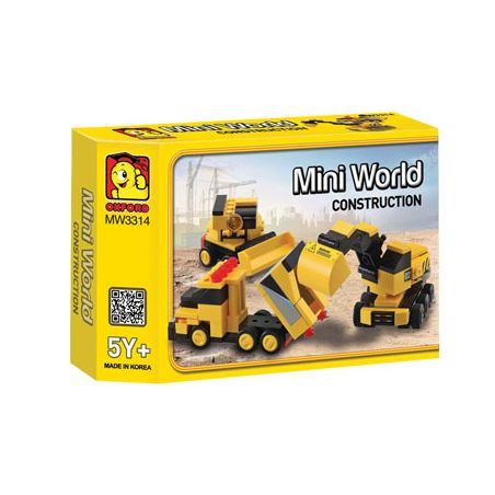 OXFORD MW3314 3314 non  THẾ GIỚI NHỎ bộ đồ chơi xếp lắp ráp ghép mô hình 옥스포드 MINI WORLD