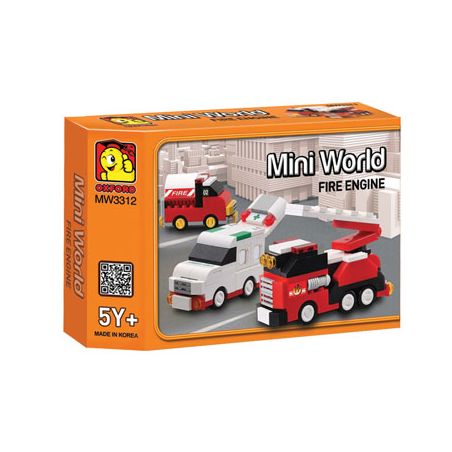 OXFORD MW3312 3312 non  THẾ GIỚI NHỎ bộ đồ chơi xếp lắp ráp ghép mô hình 옥스포드 MINI WORLD