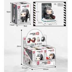 ZHEGAO 00876 non  BĂNG CHUYỀN bộ đồ chơi xếp lắp ráp ghép mô hình Infinite City AMUSEMENT PARK CAROUSEL Thành Phố Vô Hạn