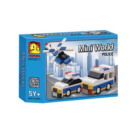 OXFORD MW3311 3311 non  THẾ GIỚI NHỎ bộ đồ chơi xếp lắp ráp ghép mô hình 옥스포드 MINI WORLD
