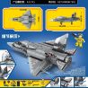 MINGDI LEIBAO K0623 0623 non  VŨ KHÍ TRANG MÁY BAY CHIẾN ĐẤU J-35 bộ đồ chơi xếp lắp ráp ghép mô hình Military Army ARMED WEAPONS J-35 FIGHTER Quân Sự Bộ Đội 422 khối