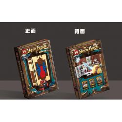 MG 526 non  NHÀ SÁCH SPIDER-MAN bộ đồ chơi xếp lắp ráp ghép mô hình HERO BOOK Người Nhện 447 khối