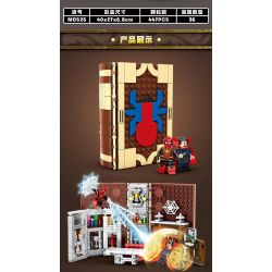 MG 526 non  NHÀ SÁCH SPIDER-MAN bộ đồ chơi xếp lắp ráp ghép mô hình HERO BOOK Người Nhện 447 khối