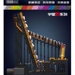 MouldKing 26008 Mould King 26008 REBRICKABLE MOC-54890 54890 MOC54890 non  ĐƯỜNG ĐÀN HẠC bộ đồ chơi xếp lắp ráp ghép mô hình GREAT BALL CONTRAPTION HARP TRACK 1508 khối