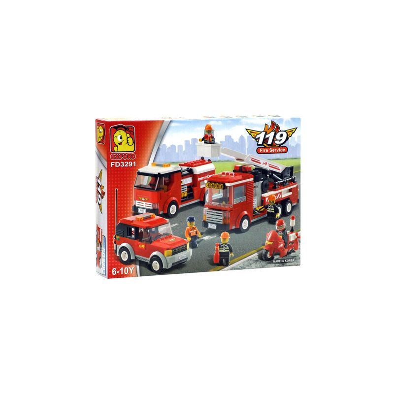 OXFORD FD3291 3291 non  CHÁY bộ đồ chơi xếp lắp ráp ghép mô hình 119 FIRE SERVICE
