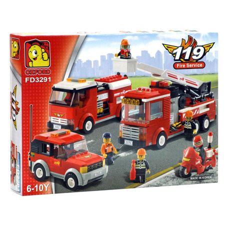 OXFORD FD3291 3291 non  CHÁY bộ đồ chơi xếp lắp ráp ghép mô hình 119 FIRE SERVICE