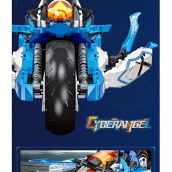 JIESTAR 58013 non  XE MÔ HÌNH CYBERANGEL bộ đồ chơi xếp lắp ráp ghép mô hình Ideas Ý Tưởng 1230 khối