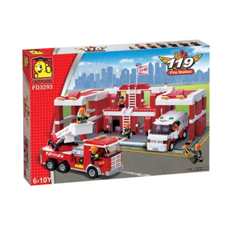 OXFORD FD3293 3293 non  SỞ CỨU HỎA bộ đồ chơi xếp lắp ráp ghép mô hình FIRE STATION