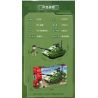 GUDI 20401 non  VŨ KHÍ QUÂN SỰ HẠNG NẶNG XE TĂNG CHIẾN ĐẤU CHỦ LỰC TYPE 99 4 TỔ HỢP bộ đồ chơi xếp lắp ráp ghép mô hình Military Army Quân Sự Bộ Đội 925 khối