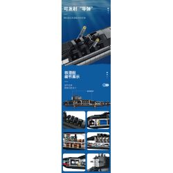 REOBRIX 800 non  TÀU NGẦM HẠT NHÂN CHIẾN LƯỢC TYPE 094 bộ đồ chơi xếp lắp ráp ghép mô hình Military Army NUCLEAR SUBMARINE Quân Sự Bộ Đội 1498 khối