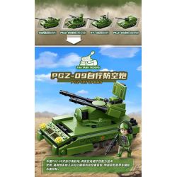 GUDI 20401 non  VŨ KHÍ QUÂN SỰ HẠNG NẶNG XE TĂNG CHIẾN ĐẤU CHỦ LỰC TYPE 99 4 TỔ HỢP bộ đồ chơi xếp lắp ráp ghép mô hình Military Army Quân Sự Bộ Đội 925 khối