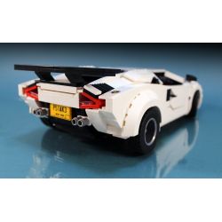 MouldKing 10045 13194 13195 10045S Mould King 10045 13194 13195 10045S REBRICKABLE MOC-82416 82416 MOC82416 non  LAMBORGHINI COUNTACHE (10295 BỘ) bộ đồ chơi xếp lắp ráp ghép mô hình Creator Expert Chuyên Gia Sáng Tạo 1349 khối