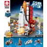 LEYI 81008 non  MÁY BAY HÀNG KHÔNG VŨ TRỤ MẶT TRĂNG 4 XE KỸ THUẬT GIAN KẾT HỢP TÊN LỬA MA TRẬN DÀI SỐ THÁM HIỂM TÀU ​​ĐƯA ĐÓN VỆ TINH PHƯƠNG ĐÔNG bộ đồ chơi xếp lắp ráp ghép mô hình Space Thám Hiểm Không Gian 738 khối