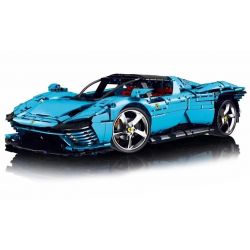 818 98282 ZHEGAO 00888 non  XE BÁN KEM bộ đồ chơi xếp lắp ráp ghép mô hình FOOD SNACKS ICE CREAM TRUCK 593 khối