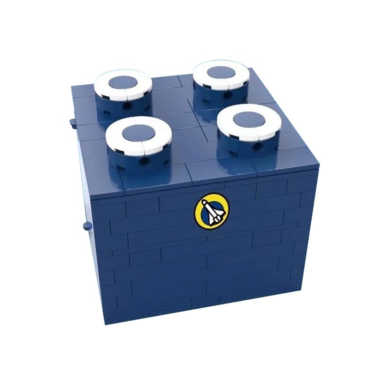 YICHAO 1213 non  TRẠM KHÔNG GIAN bộ đồ chơi xếp lắp ráp ghép mô hình SPACE STATION 565 khối