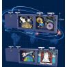 YICHAO 1213 non  TRẠM KHÔNG GIAN bộ đồ chơi xếp lắp ráp ghép mô hình SPACE STATION 565 khối