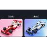 QIZHILE 103100 non  XE CÔNG THỨC 1 tỷ lệ 1:8 bộ đồ chơi xếp lắp ráp ghép mô hình  FUTRUE FORMULA 1 - GUNGNIR Kỹ Thuật Công Nghệ Cao Mô Hình Phương Tiện