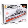PanlosBrick 637002 Panlos Brick 637002 non  TAY ÁO "LU ZOV" bộ đồ chơi xếp lắp ráp ghép mô hình Military Army DEUTSCHLAND CLASS BATTLESHIP Quân Sự Bộ Đội 1418 khối