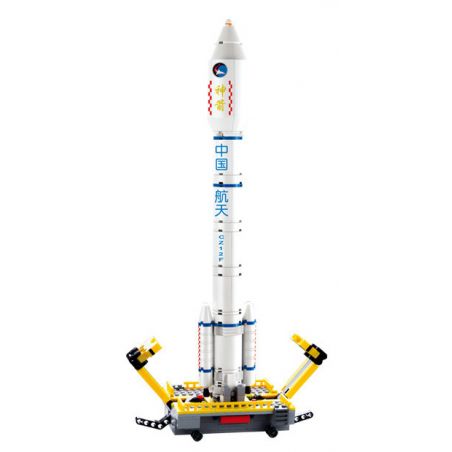 Kazi KY83009 83009 non  THẦN CHÂU 9 bộ đồ chơi xếp lắp ráp ghép mô hình Space Thám Hiểm Không Gian 388 khối