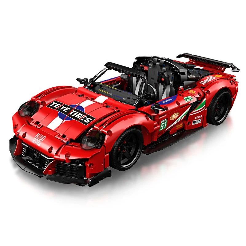 MouldKing 13176 Mould King 13176 non  PORSCHE 911 tỷ lệ 1:14 bộ đồ chơi xếp lắp ráp ghép mô hình  Kỹ Thuật Công Nghệ Cao Mô Hình Phương Tiện 1538 khối