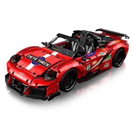 MouldKing 13176 Mould King 13176 non  PORSCHE 911 tỷ lệ 1:14 bộ đồ chơi xếp lắp ráp ghép mô hình  Kỹ Thuật Công Nghệ Cao Mô Hình Phương Tiện 1538 khối