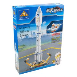 Kazi KY83009 83009 non  THẦN CHÂU 9 bộ đồ chơi xếp lắp ráp ghép mô hình Space Thám Hiểm Không Gian 388 khối