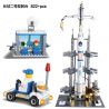 Kazi KY83001 83001 non  BỆ PHÓNG TÊN LỬA LONG MARCH 2F bộ đồ chơi xếp lắp ráp ghép mô hình Space Thám Hiểm Không Gian 822 khối