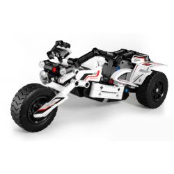 IM.MASTER QIHUI 5814 non  XE MÁY TRẮNG bộ đồ chơi xếp lắp ráp ghép mô hình  Kỹ Thuật Công Nghệ Cao Mô Hình Phương Tiện 258 khối