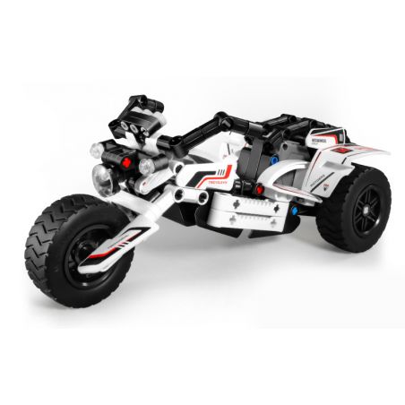 IM.MASTER QIHUI 5814 non  XE MÁY TRẮNG bộ đồ chơi xếp lắp ráp ghép mô hình  Kỹ Thuật Công Nghệ Cao Mô Hình Phương Tiện 258 khối