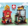 LEYI 67001A 67001B 67001C 67001D non  4 LOẠI CỬA HÀNG PIZZA QUÁN CÀ PHÊ NHÀ THỨC ĂN NHANH PHƯƠNG TÂY BÁNH MÌ KẸP THỊT bộ đồ chơi xếp lắp ráp ghép mô hình Mini Modular MINI WORLD Đường Phố Thu Nhỏ 762 khối