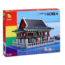 OXFORD KH3363 3363 non  TÒA NHÀ QINGHUI bộ đồ chơi xếp lắp ráp ghép mô hình HERITAGE OF KOREA