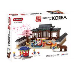 OXFORD KH3366 3366 non  ĐÁM CƯỚI TRUYỀN THỐNG bộ đồ chơi xếp lắp ráp ghép mô hình 전통혼례 TRADITIONAL KOREAN WEDDING 772 khối
